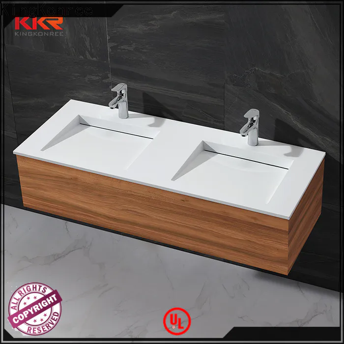 KingKonree white builders basin cabinets customized for toilet