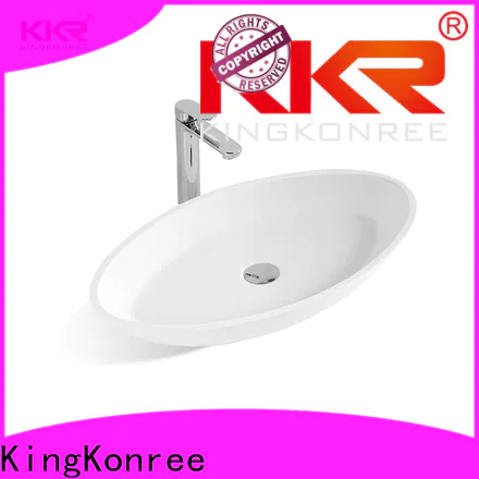 KingKonree top mount bathroom sink cheap sample for room