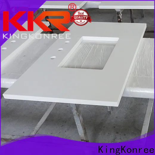 KingKonree back solid surface bathroom countertops supplier for hotel