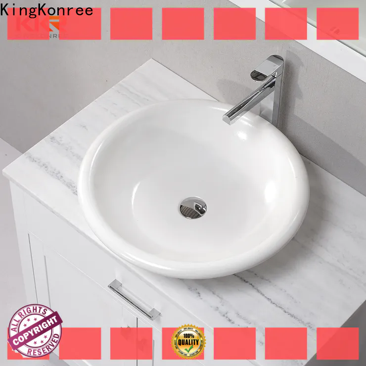 KingKonree excellent top mount bathroom sink manufacturer for room