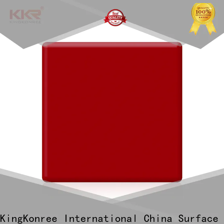 KingKonree types of solid surface countertops manufacturer for restaurant