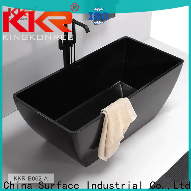 KingKonree stone resin bathtub custom for shower room