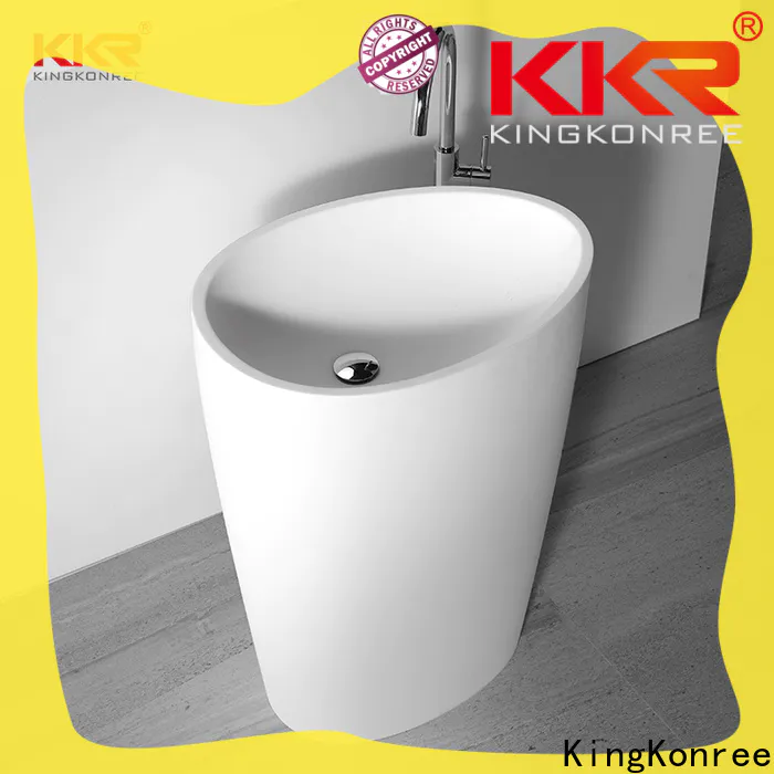 KingKonree stand alone bathroom sink design for home