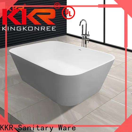 KingKonree solid surface freestanding tubs custom for family decoration