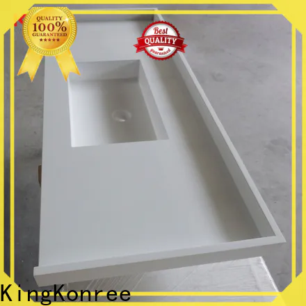 KingKonree resistant solid surface bathroom countertops supplier for bathroom