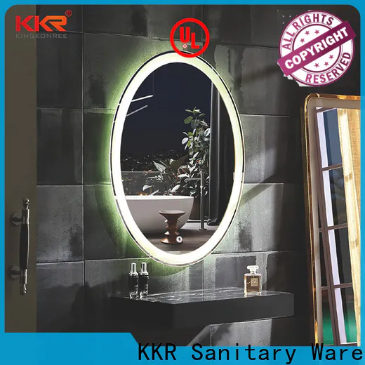 KingKonree mirror with led lights supplier for hotel