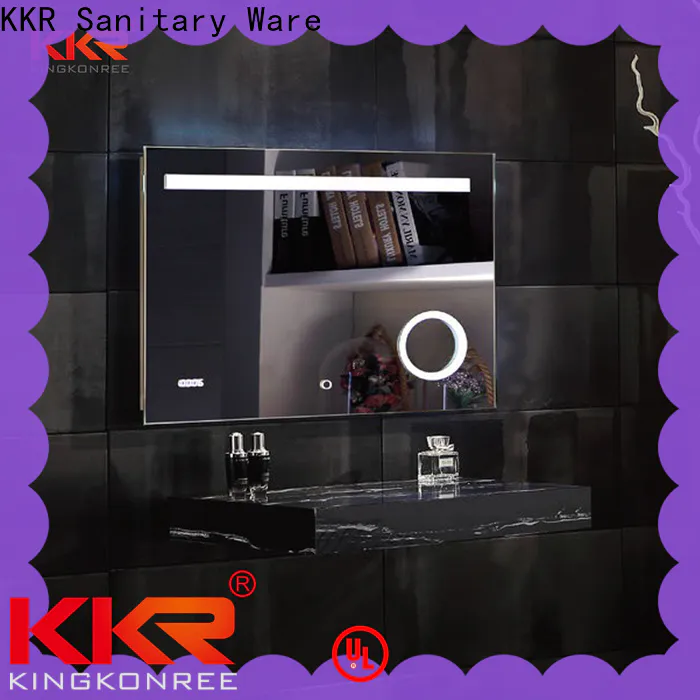 KingKonree acrylic large decorative mirrors customized design for bathroom