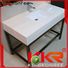 KingKonree marble hard surface countertops customized for home