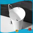 KingKonree standard pedestal wash basin supplier for motel