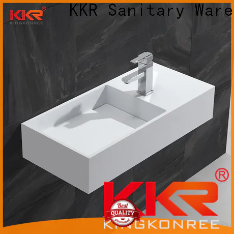 slope small wall hung basin supplier for home