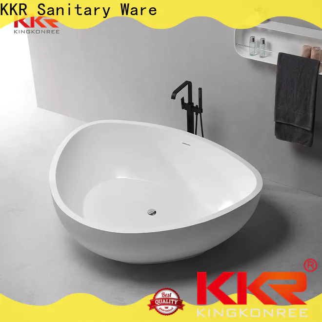 KingKonree solid surface bathtub custom for bathroom