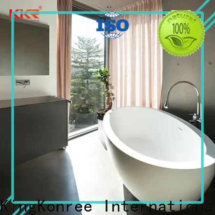 KingKonree solid surface bathtub at discount for family decoration