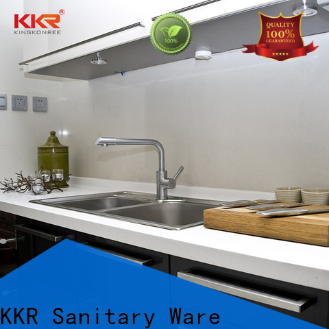 KingKonree square solid surface worktops manufacturer for restaurant