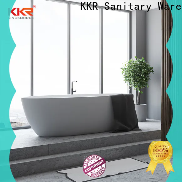 KingKonree round freestanding bathtub custom for hotel