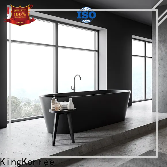 KingKonree overflow rectangular freestanding tub free design for hotel