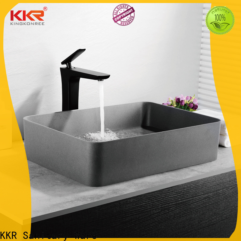 KingKonree white bathroom countertops and sinks supplier for home