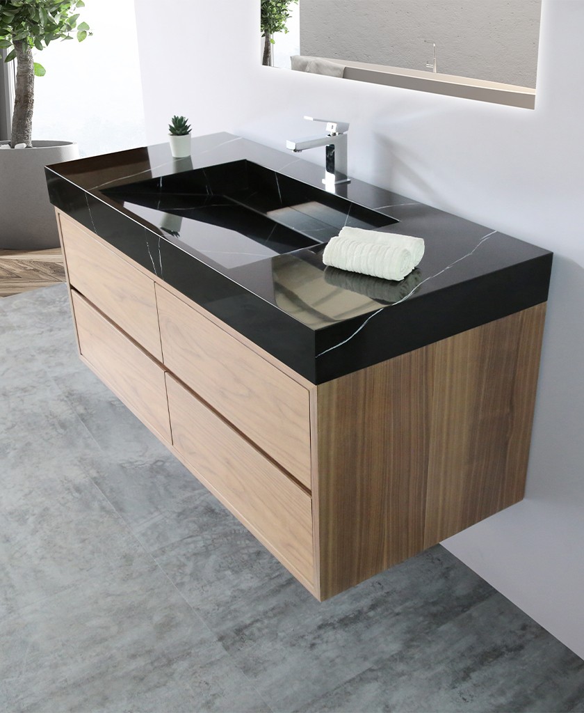 KingKonree approved white bathroom sink cabinet latest design for motel-1
