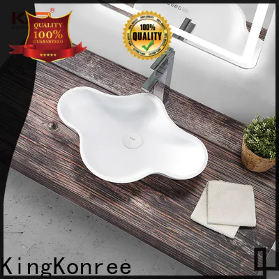 KingKonree above counter sink bowl customized for hotel