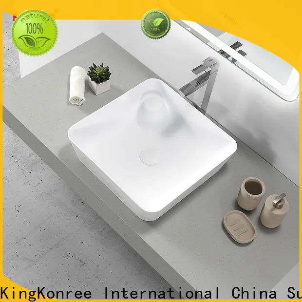KingKonree black vanity wash basin supplier for room