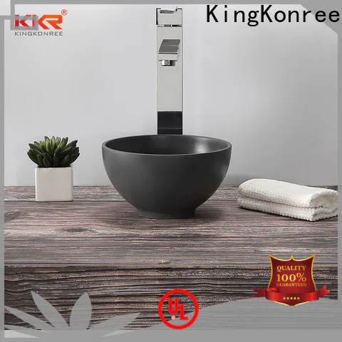 KingKonree white above counter vanity basin at discount for room