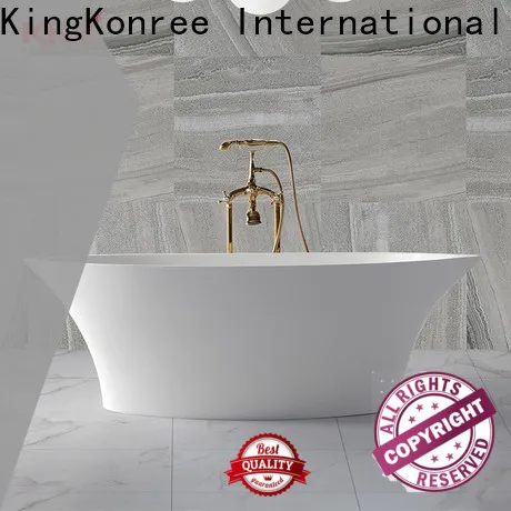 KingKonree stone freestanding bath custom for family decoration