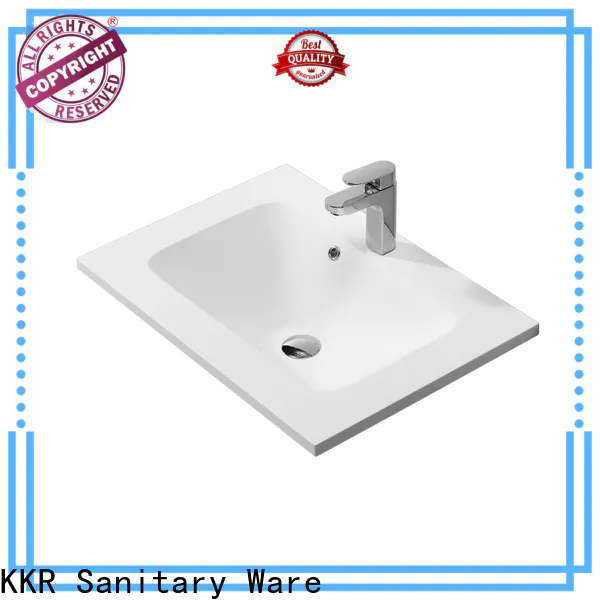 solid surface ctm bathroom basin cabinets supplier for hotel