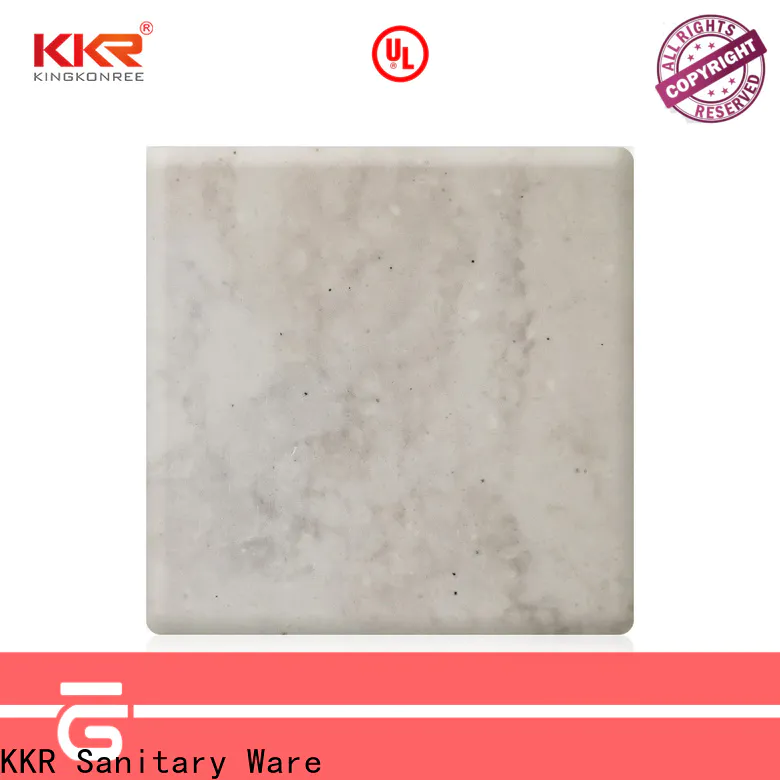 KingKonree pure acrylic solid surface manufacturer for hotel