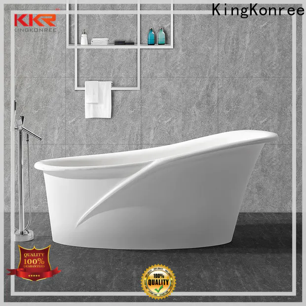 KingKonree solid surface bathtub manufacturer for hotel