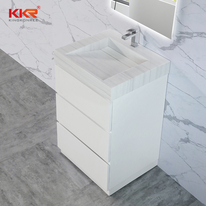 durable single vanity cabinet customized for home