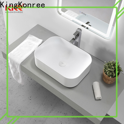 KingKonree top mount bathroom sink supplier for restaurant