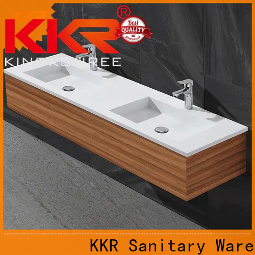 KingKonree excellent cloakroom basin with cabinet customized for hotel