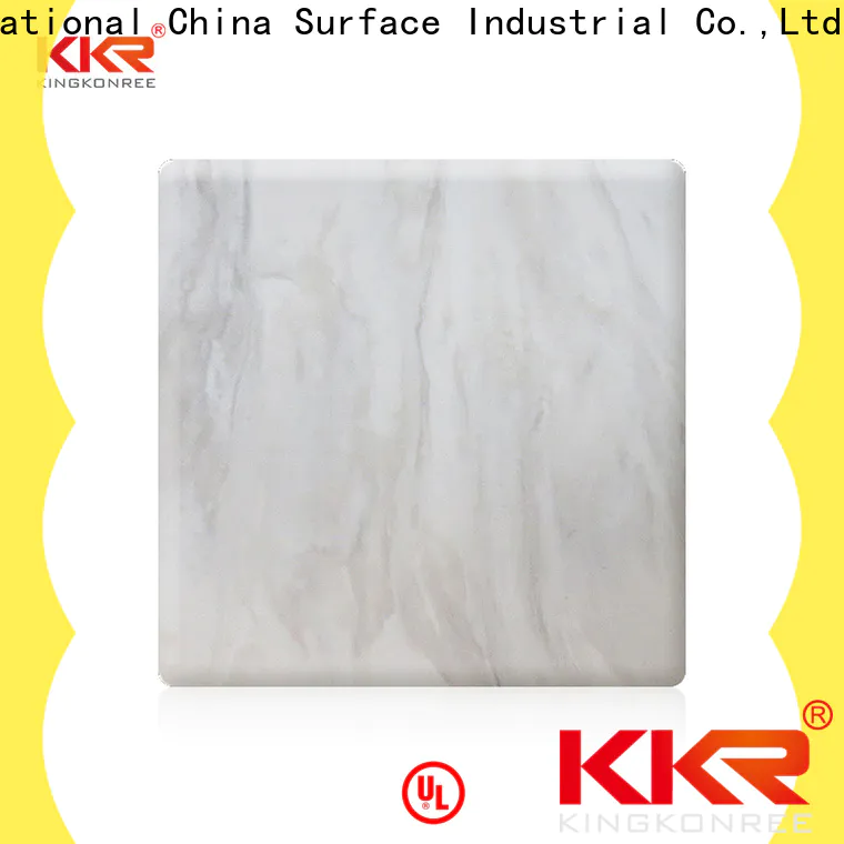 KingKonree pure solid surface sheets supplier for home
