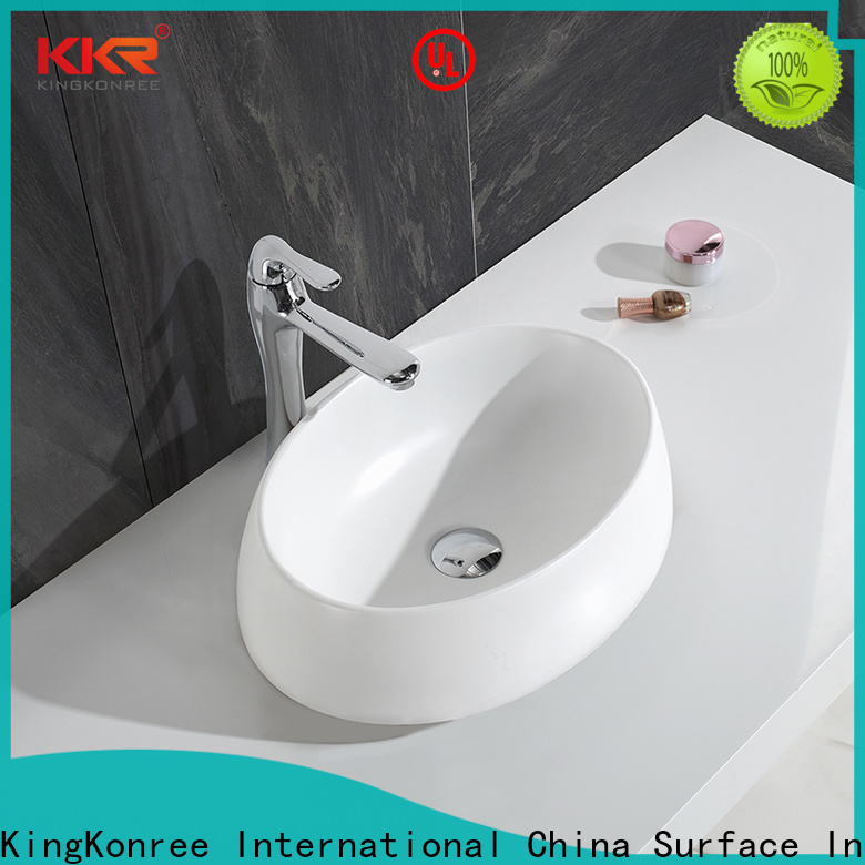 KingKonree pure counter top basins customized for room