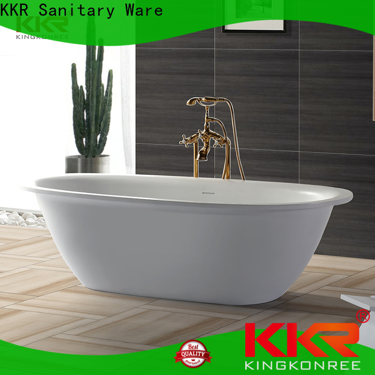 KingKonree stone bathtub free design for family decoration