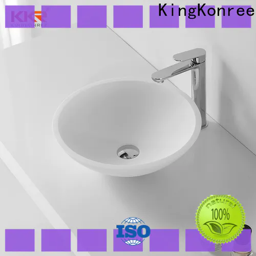 KingKonree marble table top wash basin cheap sample for restaurant