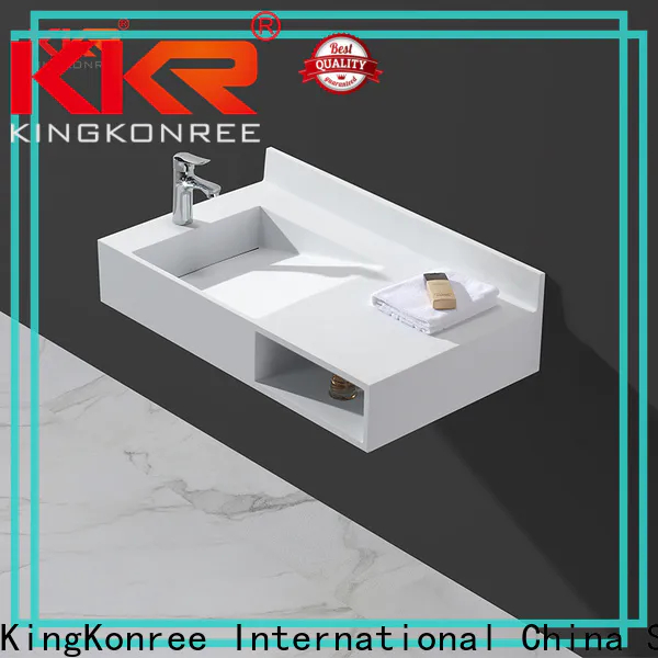 KingKonree wall mounted wash basin manufacturer for bathroom