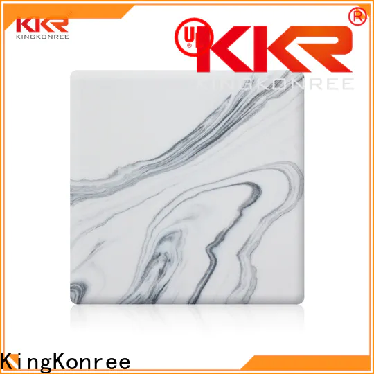 KingKonree marble acrylic solid surface sheet directly sale for indoors