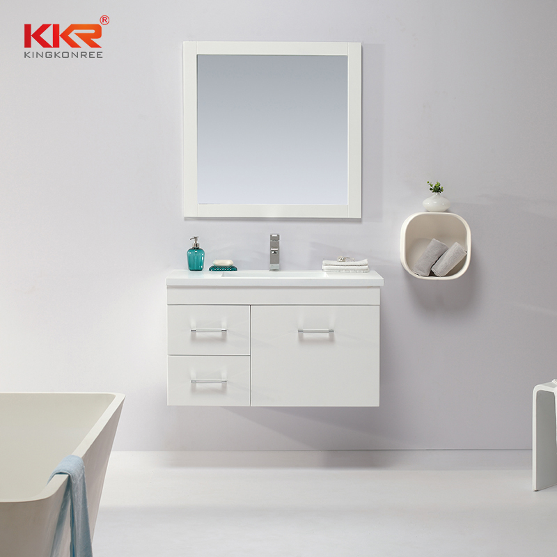 Size Customized Wooden Bathroom Vanity Basin Cabinet KKR-702CH