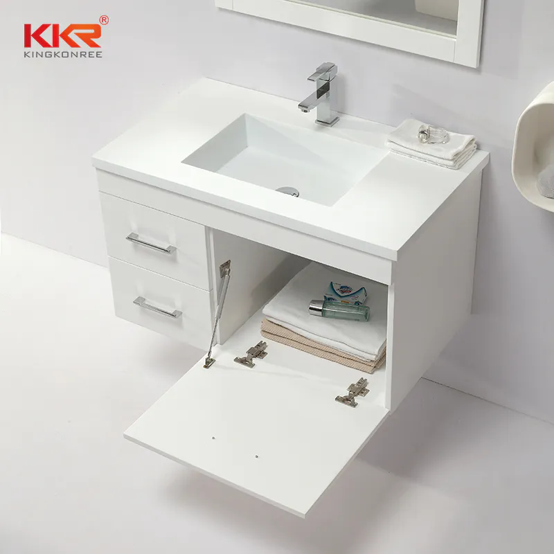 Size Customized Wooden Bathroom Vanity Basin Cabinet KKR-702CH