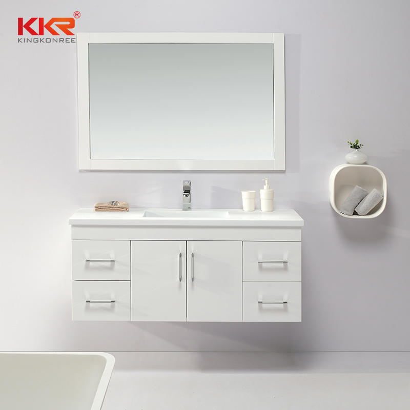 High Quality Wall Hang Bathroom Furniture Wooden Cabinet KKR-703CH