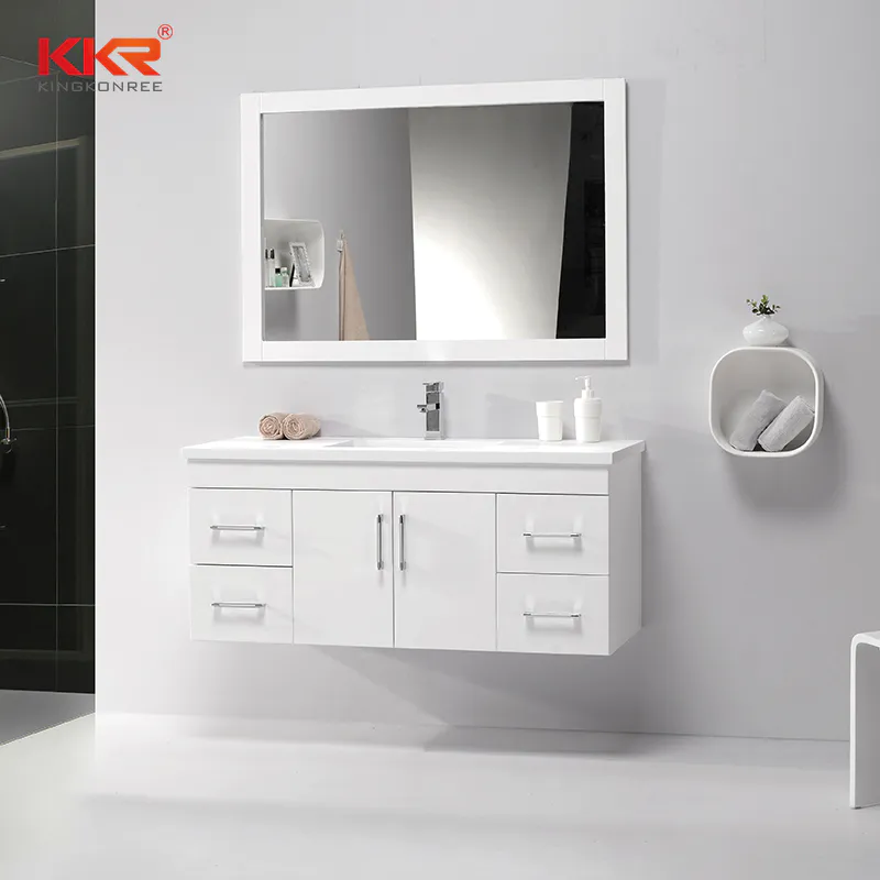 High Quality Wall Hang Bathroom Furniture Wooden Cabinet KKR-703CH