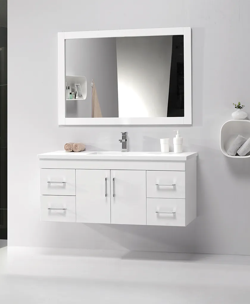 stable vanity with side cabinet supplier for motel
