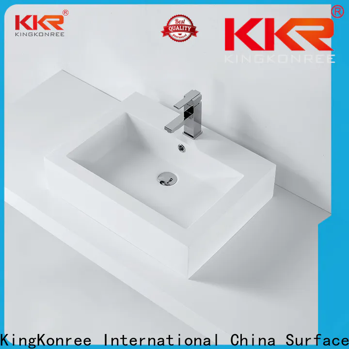 reliable above counter basins design for restaurant