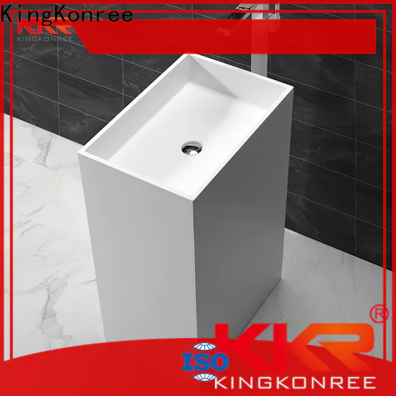 KingKonree solid basin stands for bathrooms customized for hotel