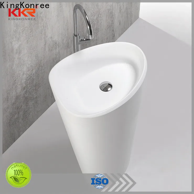 acrylic stand alone bathroom sink supplier for home