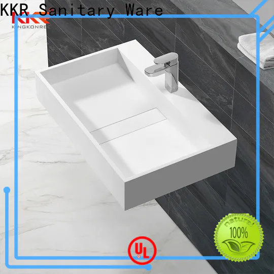 KingKonree wash wall hung basin design for hotel