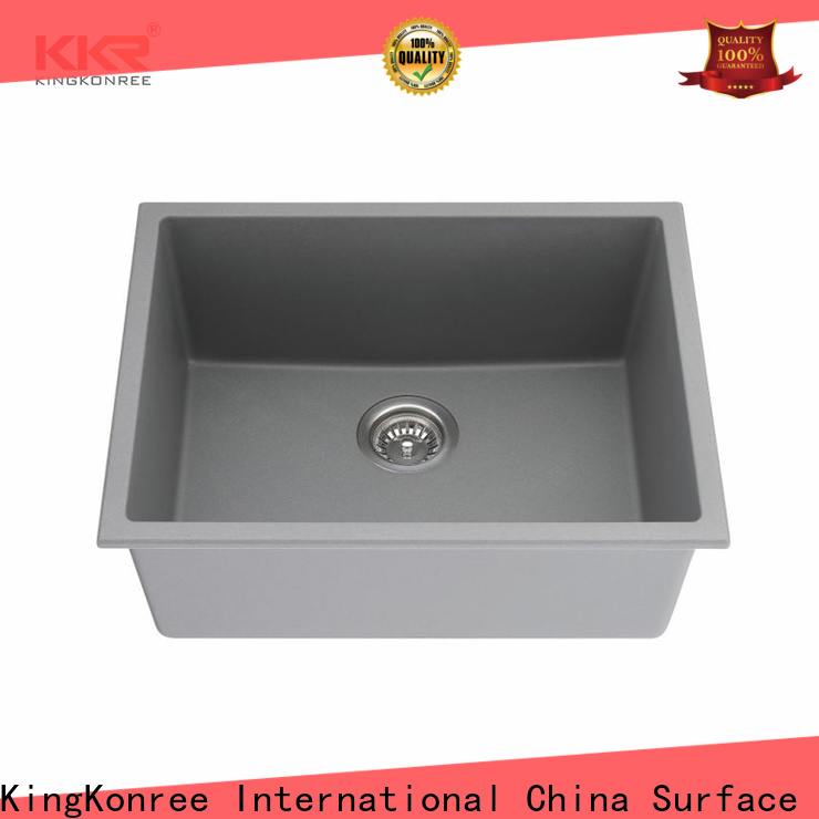 KingKonree black undermount sink manufacturer for hotel