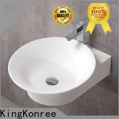 KingKonree wall hung basin supplier for toilet