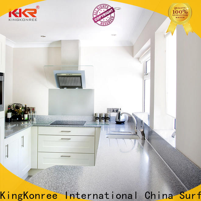 KingKonree kitchen solid surface kitchen worktops high-qualtiy for restaurant