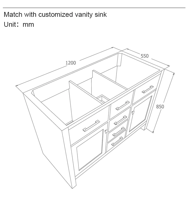 sturdy sink cabinet latest design for households